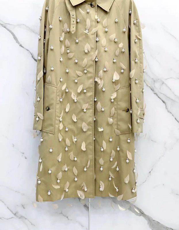 Burberry Burberry Spring Autumn Khaki Cotton Trench Coat Size S / US 4 / IT 40 - 4 Thumbnail
