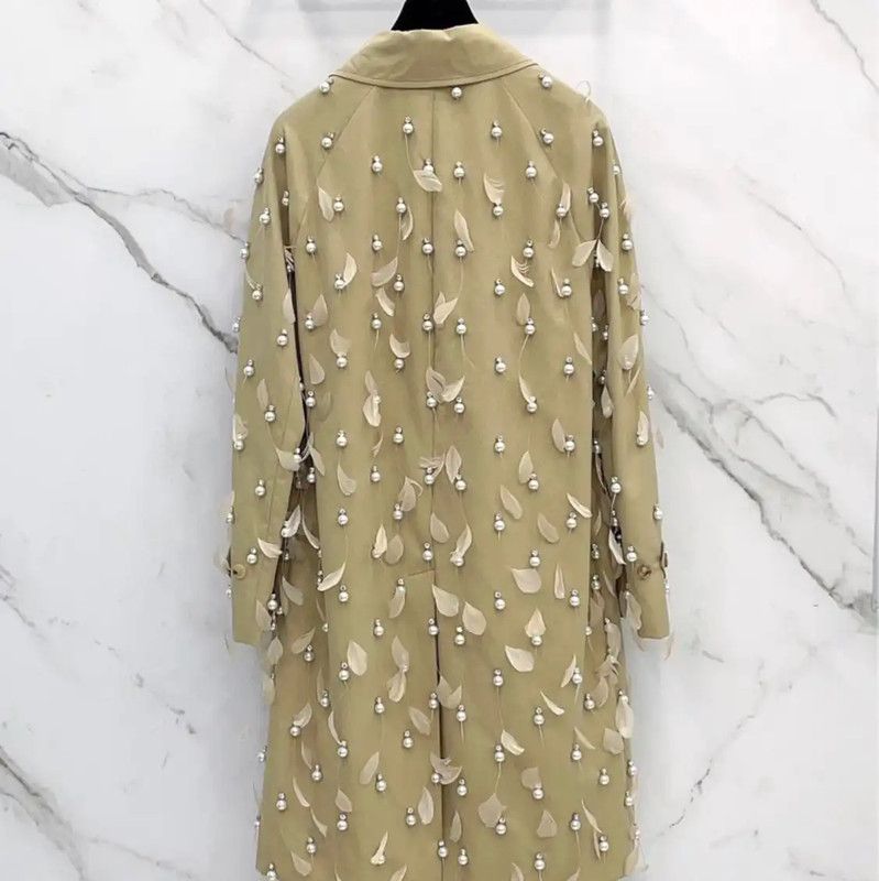 Burberry Burberry Spring Autumn Khaki Cotton Trench Coat Size S / US 4 / IT 40 - 2 Thumbnail