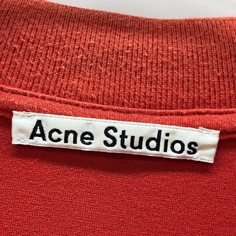 Acne Studios Acne Studios Red Men's T-Shirt Size US M / EU 48-50 / 2 - 3 Thumbnail