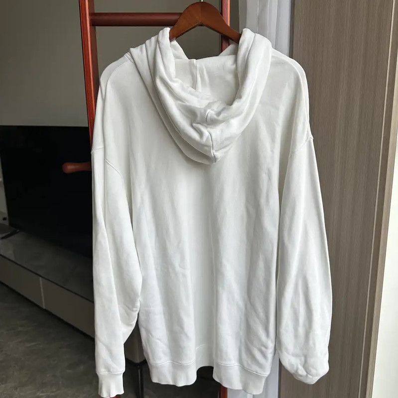 Acne Studios Acne Studios White Cotton Hoodie for Men Size US L / EU 52-54 / 3 - 2 Thumbnail