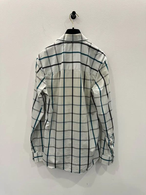Acne Studios Acne Studios White Checked Long Sleeve Shirt Size US S / EU 44-46 / 1 - 2 Thumbnail