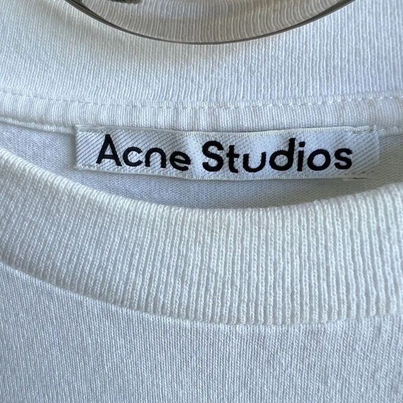 Acne Studios Acne Studios White Cotton Long Sleeve Sweatshirt Size US S / EU 44-46 / 1 - 5 Thumbnail