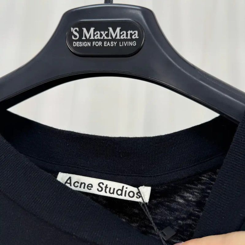 Acne Studios Acne Studios Black Logo T-Shirt for Summer Size US XS / EU 42 / 0 - 5 Thumbnail