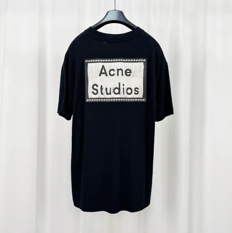 Acne Studios Acne Studios Black Logo T-Shirt for Summer Size US XS / EU 42 / 0 - 2 Thumbnail