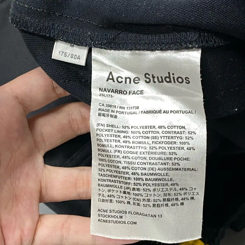 Acne Studios Acne Studios Black Cotton Men's Shorts Size US 32 / EU 48 - 7 Thumbnail