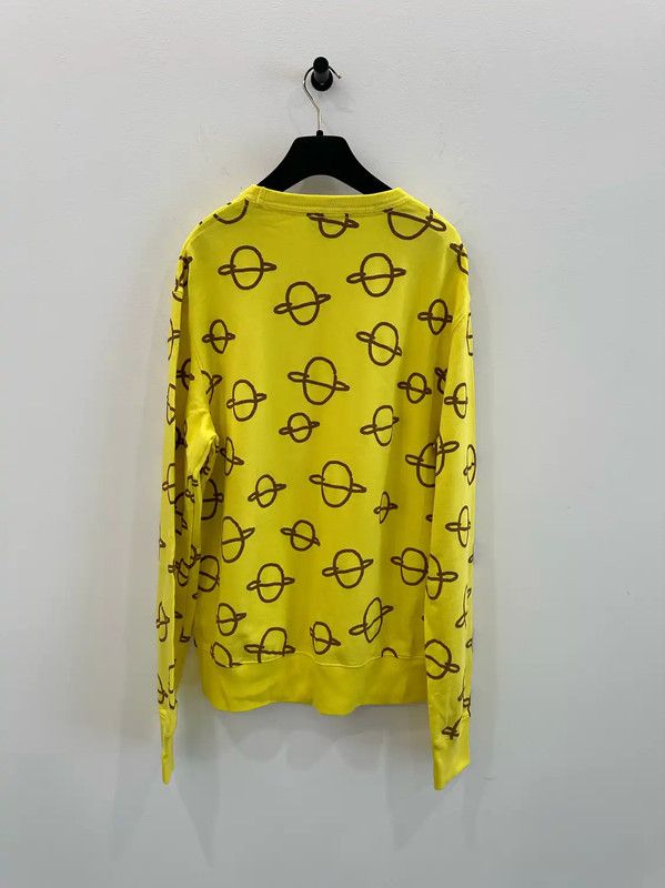 Acne Studios Acne Studios Yellow Cotton Men's Sweatshirt Size US L / EU 52-54 / 3 - 2 Thumbnail
