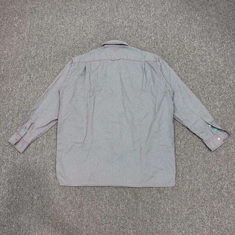 Acne Studios Acne Studios Color Blocked Cotton Shirt Size US M / EU 48-50 / 2 - 2 Thumbnail