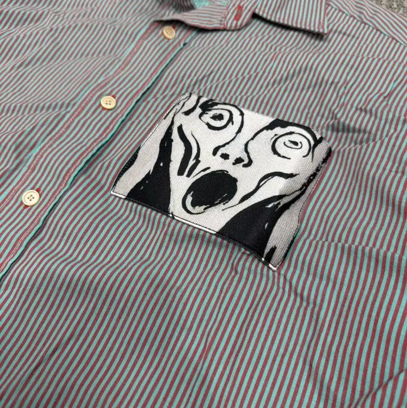 Acne Studios Acne Studios Color Blocked Cotton Shirt Size US M / EU 48-50 / 2 - 3 Thumbnail
