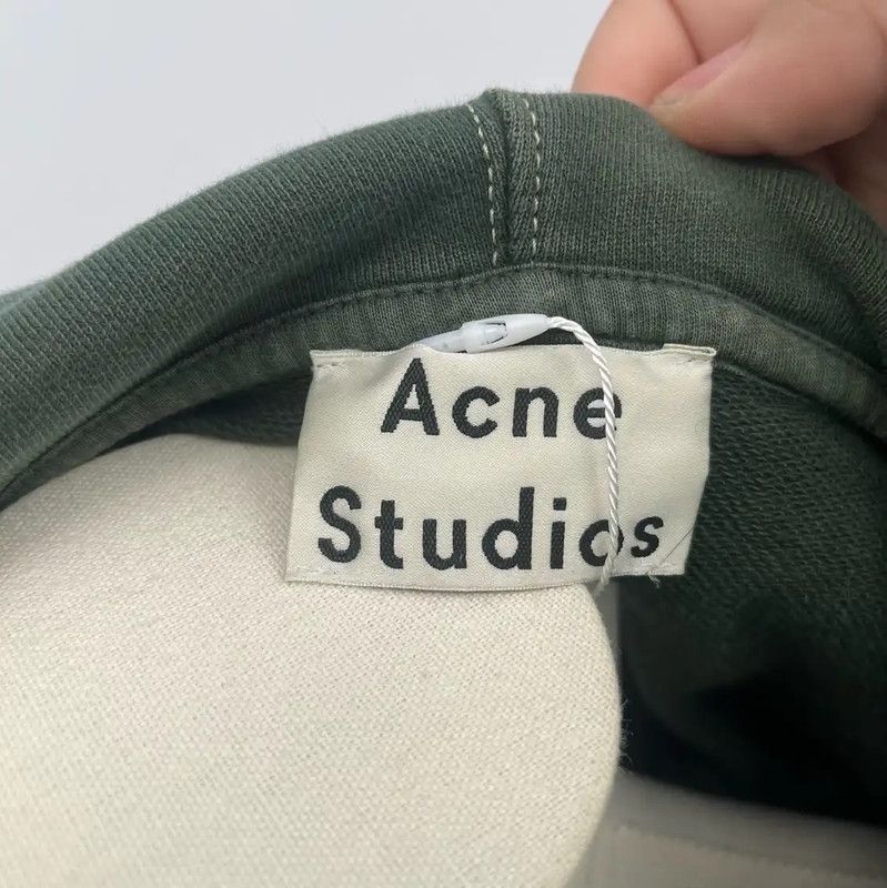 Acne Studios Acne Studios Green Cotton Men's Hoodie Size US S / EU 44-46 / 1 - 4 Thumbnail