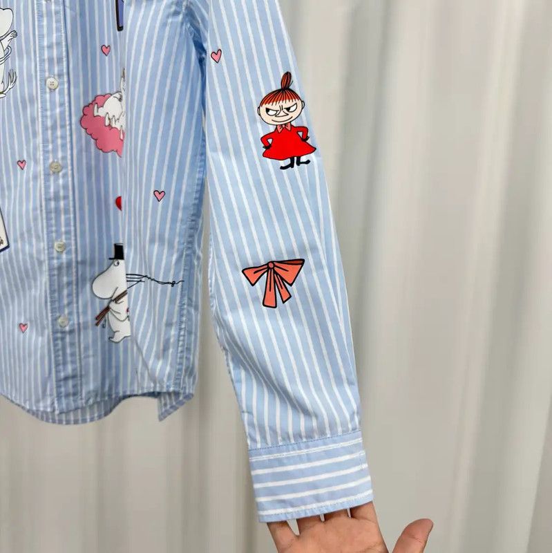 Acne Studios Acne Studios Cartoon Print Long Sleeve Shirt Size US XS / EU 42 / 0 - 4 Thumbnail
