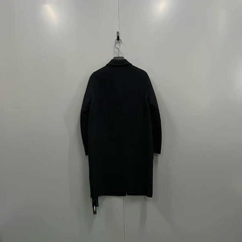 Acne Studios Acne Studios Black Longline Coat Size US M / EU 48-50 / 2 - 2 Thumbnail