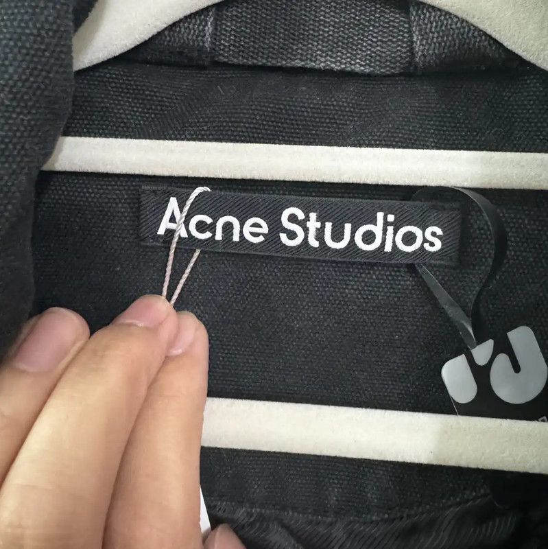 Acne Studios Acne Studios Black Cotton Men's Outerwear Jacket Size US XXS / EU 40 - 3 Thumbnail