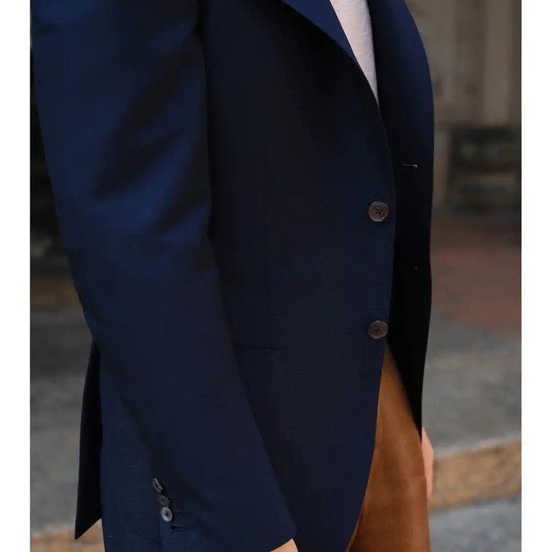 Acne Studios Acne Studios Long Sleeve Dark Blue Blazer Size US M / EU 48-50 / 2 - 5 Thumbnail