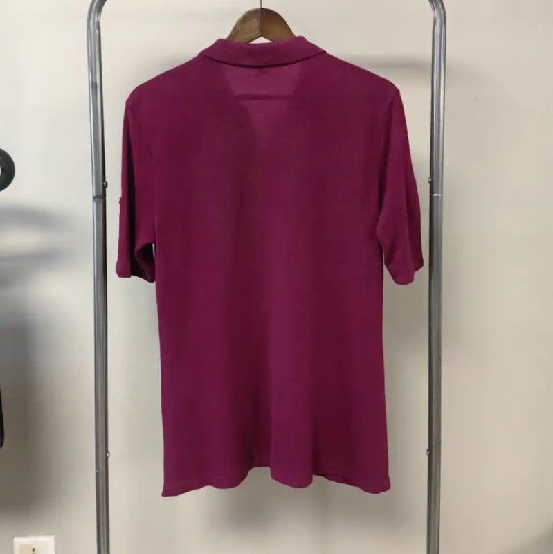 Burberry Burberry Men's Purple Polo Shirt (Size L) Size US L / EU 52-54 / 3 - 2 Thumbnail