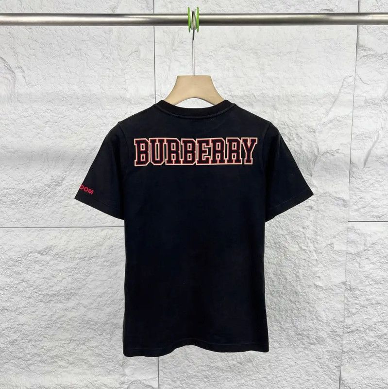 Burberry Burberry Black Cotton Men's T-Shirt Size US M / EU 48-50 / 2 - 2 Thumbnail