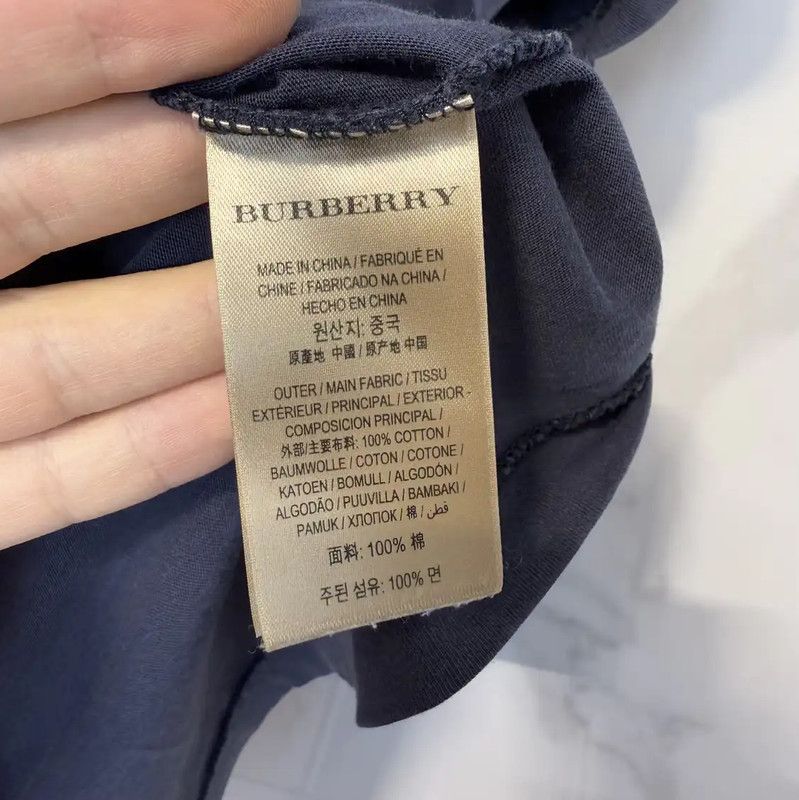 Burberry Burberry Men's Summer Logo T-Shirt in Deep Blue Size US L / EU 52-54 / 3 - 5 Thumbnail