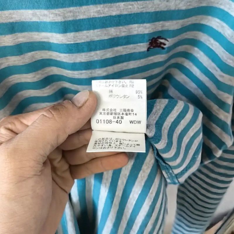 Burberry Burberry Striped Long Sleeve T-Shirt for Men Size US M / EU 48-50 / 2 - 6 Thumbnail