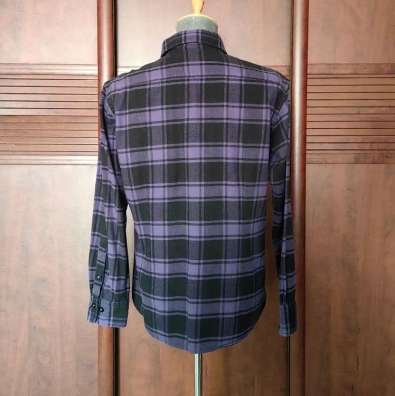 Burberry Burberry Men's Purple Checkered Shirt Size US S / EU 44-46 / 1 - 2 Thumbnail