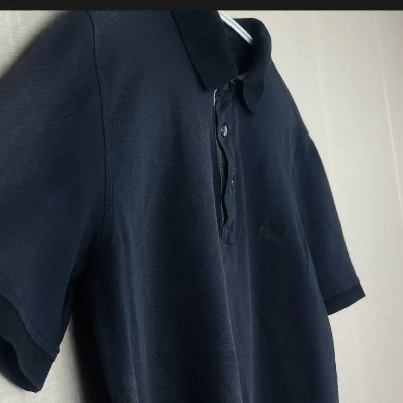 Burberry Burberry Men's Black Gray Cotton Polo Shirt Size US S / EU 44-46 / 1 - 3 Thumbnail