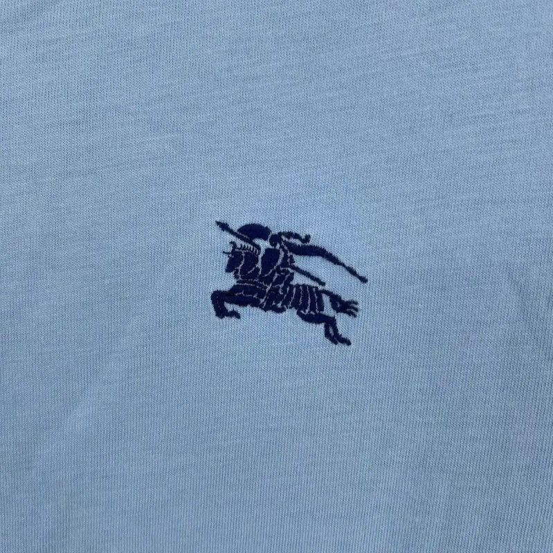 Burberry Burberry Blue Cotton Short Sleeve T-Shirt Size US M / EU 48-50 / 2 - 3 Thumbnail