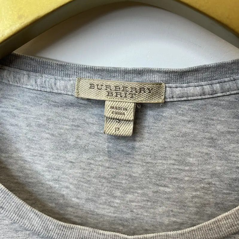 Burberry Burberry Gray Cotton Summer T-shirt for Men Size US S / EU 44-46 / 1 - 4 Thumbnail