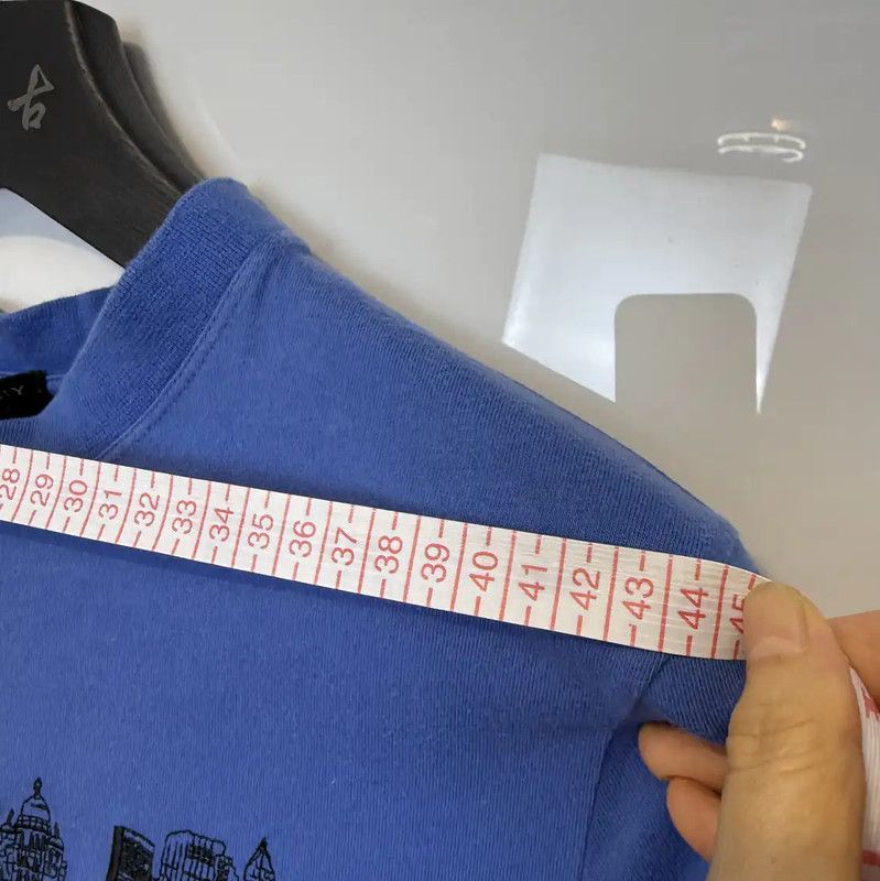 Burberry Burberry Logo Blue Cotton Short Sleeve T-Shirt Size US S / EU 44-46 / 1 - 5 Thumbnail