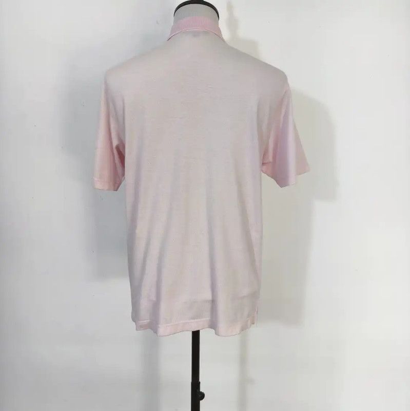 Burberry Burberry Men’s Summer Pink Cotton Polo Size US M / EU 48-50 / 2 - 6 Thumbnail