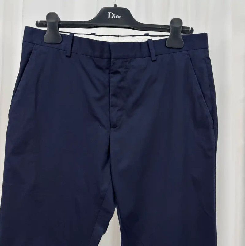 Burberry Burberry Navy Cotton Check Casual Pants Size US 32 / EU 48 - 3 Thumbnail