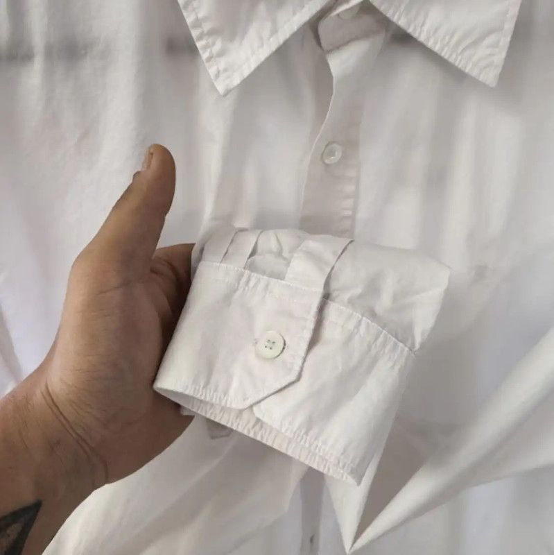 Burberry Burberry White Men's Shirt Size M Size US M / EU 48-50 / 2 - 3 Thumbnail