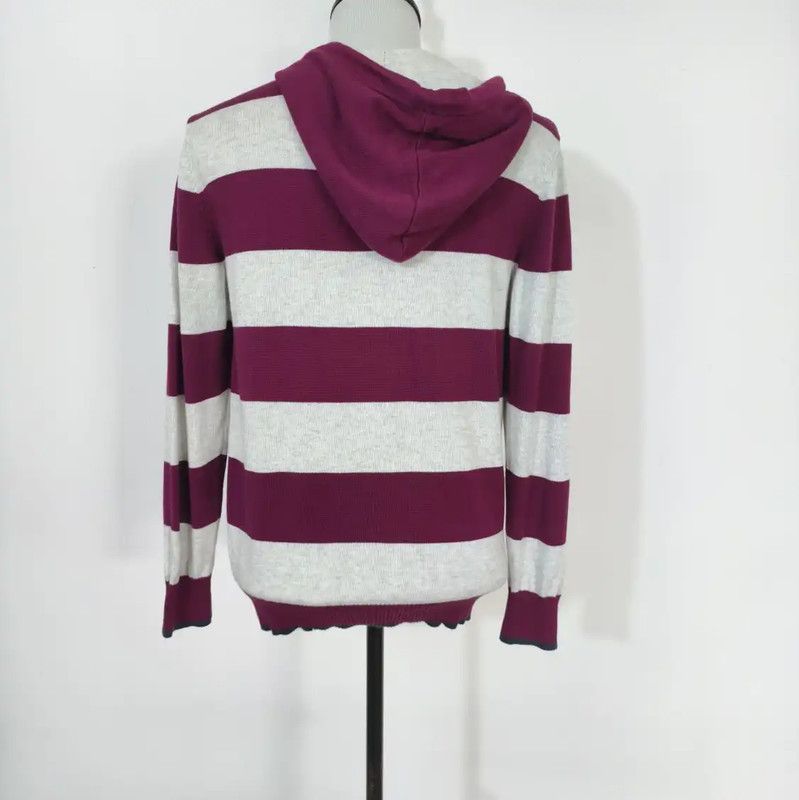 Burberry Burberry Gray Striped Long Sleeve Cardigan Size US M / EU 48-50 / 2 - 5 Thumbnail
