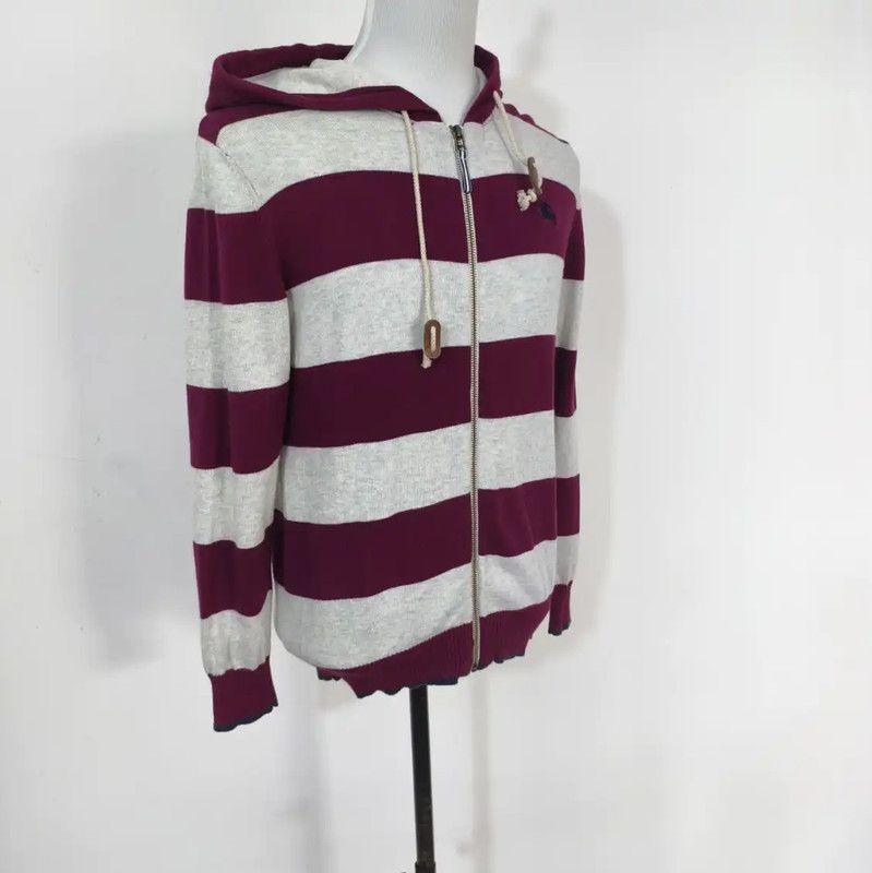 Burberry Burberry Gray Striped Long Sleeve Cardigan Size US M / EU 48-50 / 2 - 4 Thumbnail