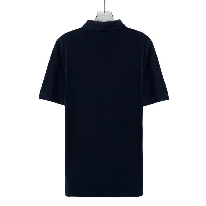 Burberry Burberry Men's Dark Blue Cotton Polo Shirt Size US L / EU 52-54 / 3 - 2 Thumbnail