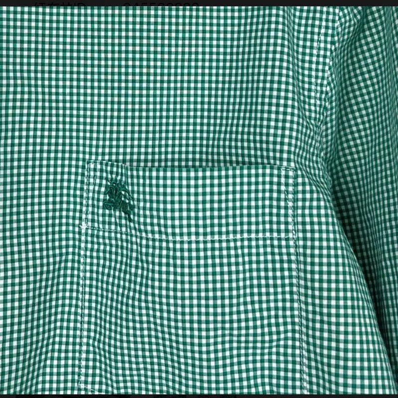 Burberry Burberry Green Cotton Long Sleeve Shirt Size US S / EU 44-46 / 1 - 2 Thumbnail