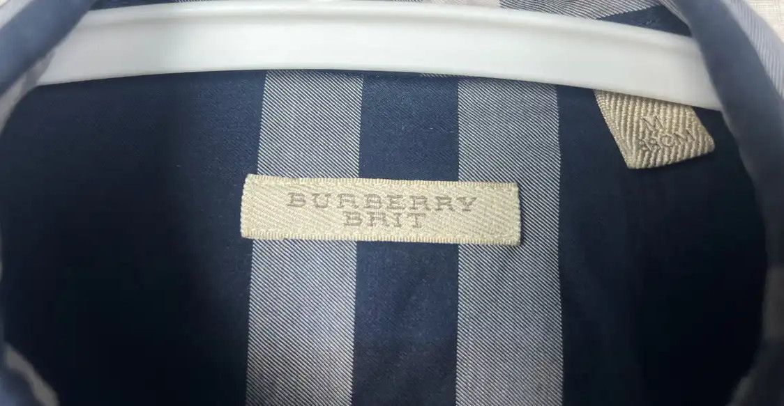 Burberry Burberry Navy Cotton Men's Shirt Size US M / EU 48-50 / 2 - 4 Thumbnail