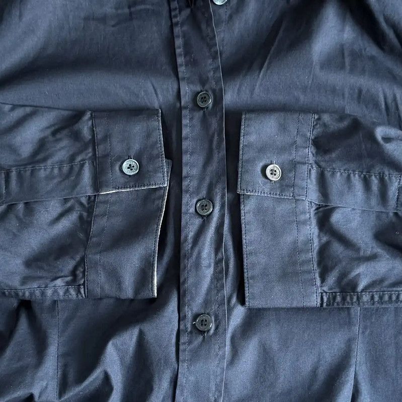 Burberry Burberry Men's Navy Blue Cotton Shirt Size US M / EU 48-50 / 2 - 5 Thumbnail