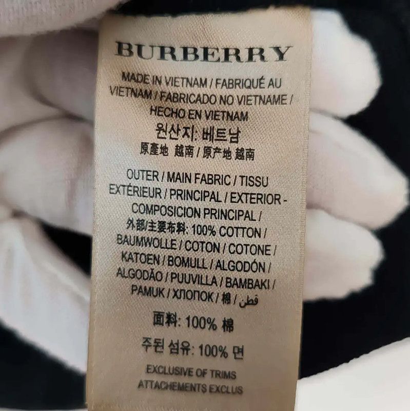 Burberry Burberry Black Cotton Men's Polo Shirt Size US S / EU 44-46 / 1 - 4 Thumbnail