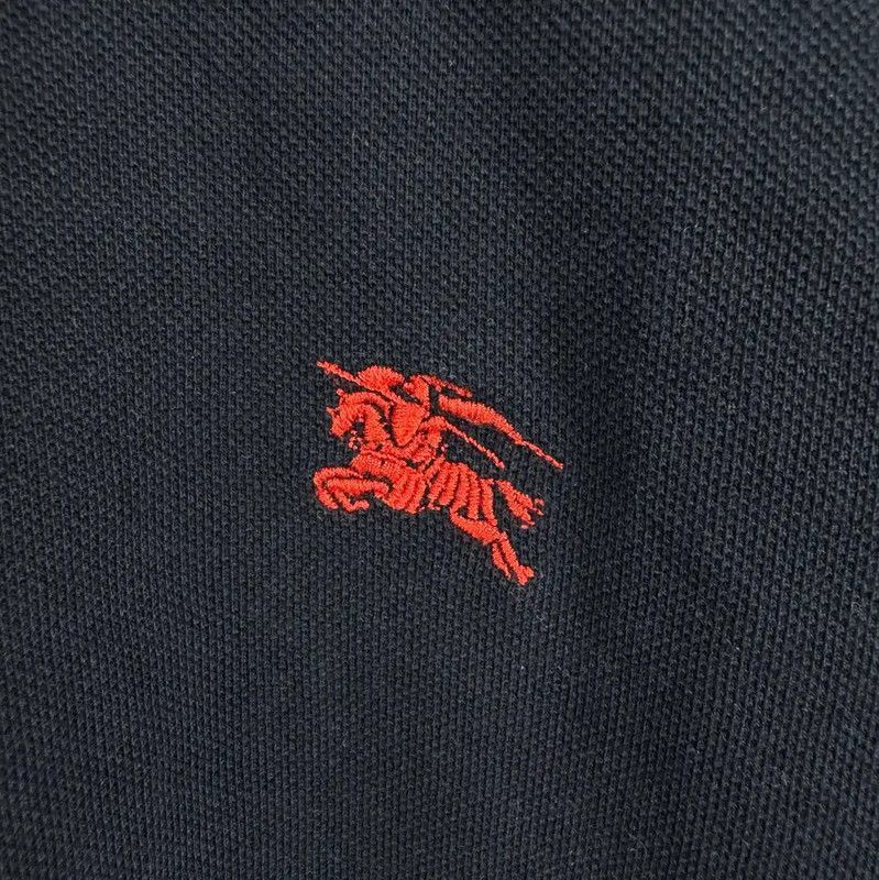 Burberry Burberry Men's Navy Blue Polo Shirt Size US M / EU 48-50 / 2 - 3 Thumbnail