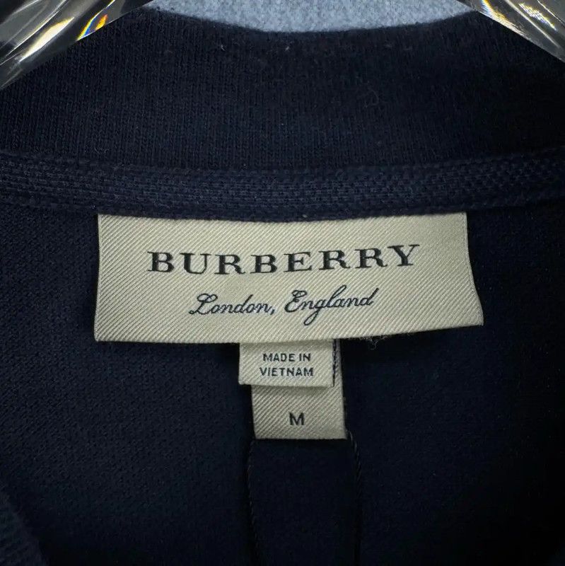 Burberry Burberry Men's Navy Blue Polo Shirt Size US M / EU 48-50 / 2 - 4 Thumbnail
