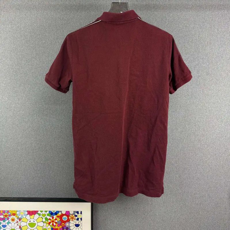Burberry Burberry Red Men's Polo Shirt XXS Size US XXS / EU 40 - 2 Thumbnail
