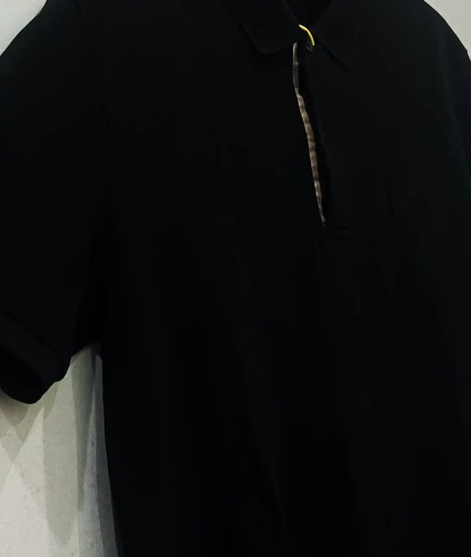 Burberry Burberry Black Cotton Men's Polo Shirt Size US S / EU 44-46 / 1 - 3 Thumbnail