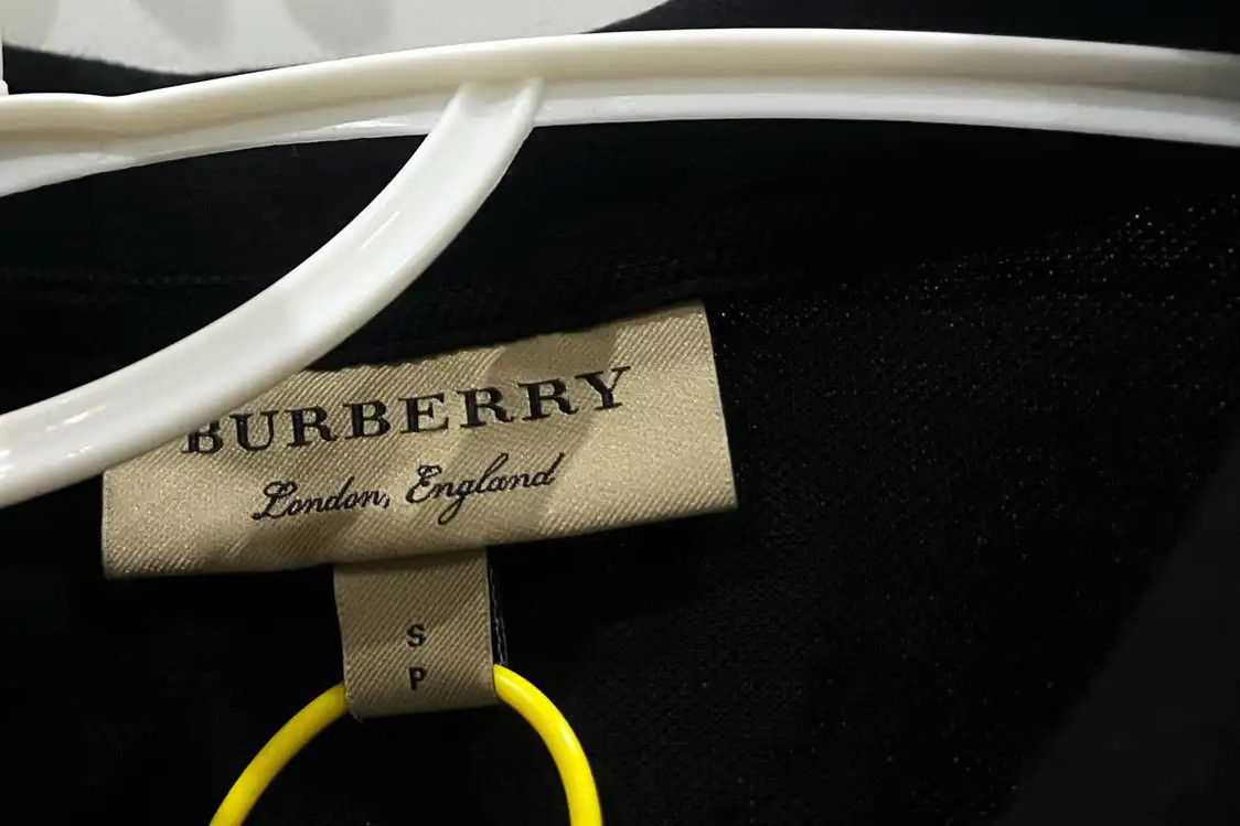 Burberry Burberry Black Cotton Men's Polo Shirt Size US S / EU 44-46 / 1 - 4 Thumbnail