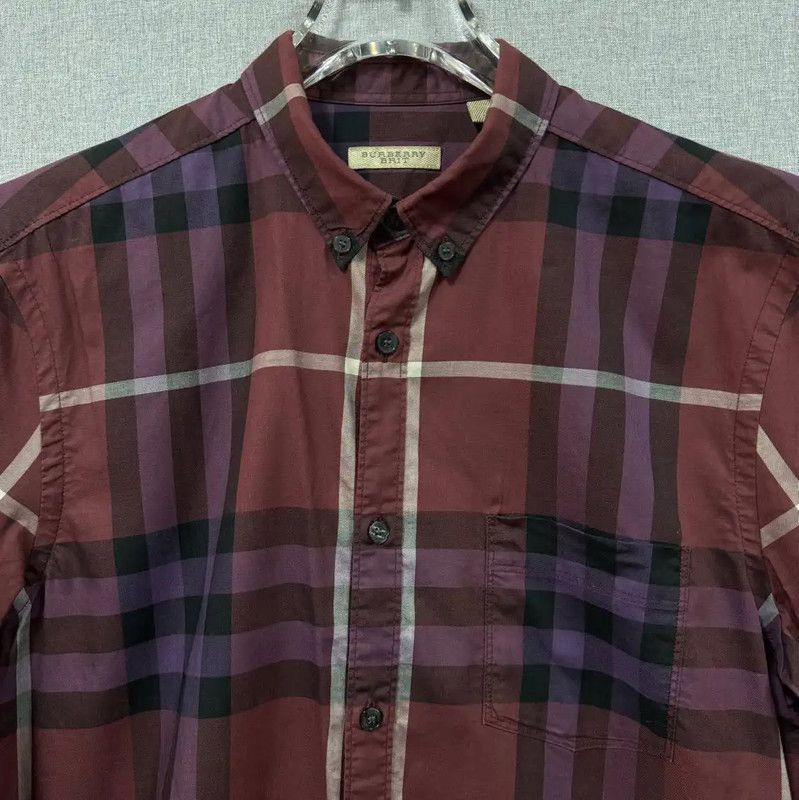 Burberry Burberry Men's Pink Cotton Long Sleeve Shirt Size US M / EU 48-50 / 2 - 3 Thumbnail