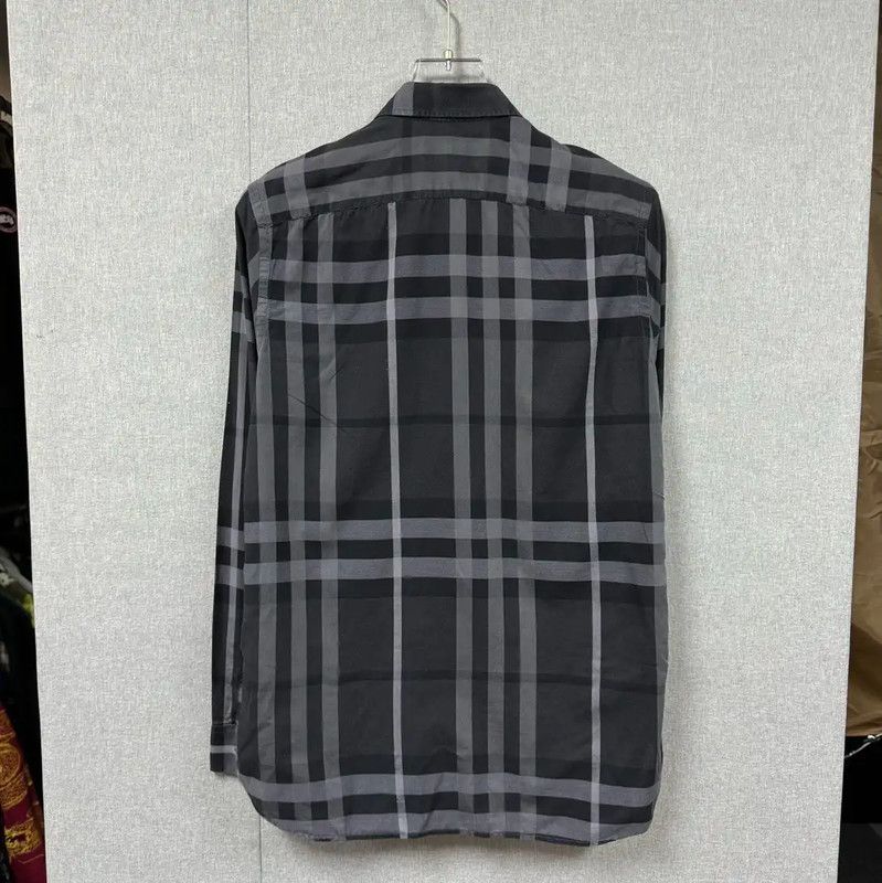 Burberry Burberry Dark Blue Cotton Men's Shirt Size US XS / EU 42 / 0 - 2 Thumbnail