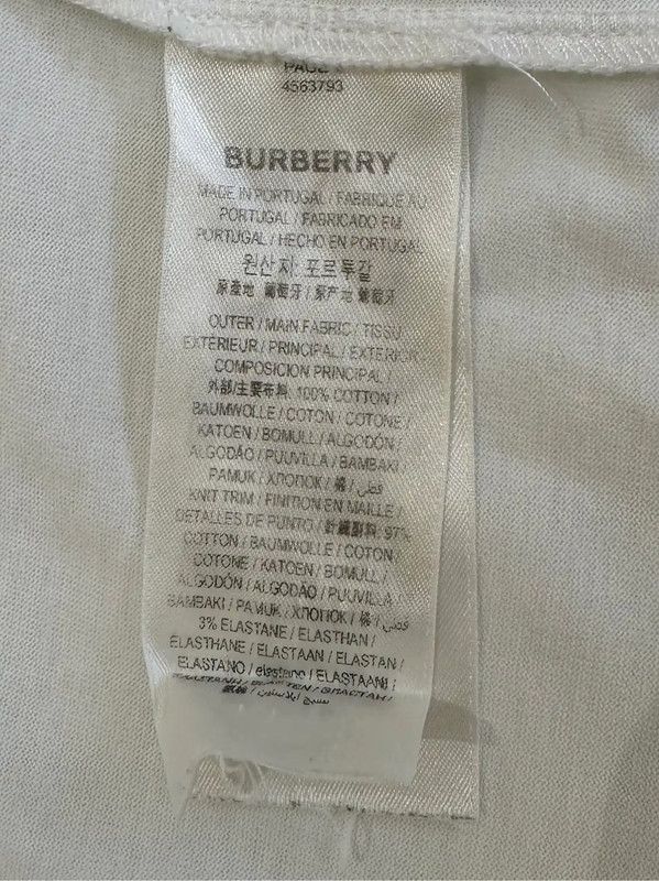 Burberry Burberry Short Sleeve Cotton Graphic Tee Size US XS / EU 42 / 0 - 8 Thumbnail