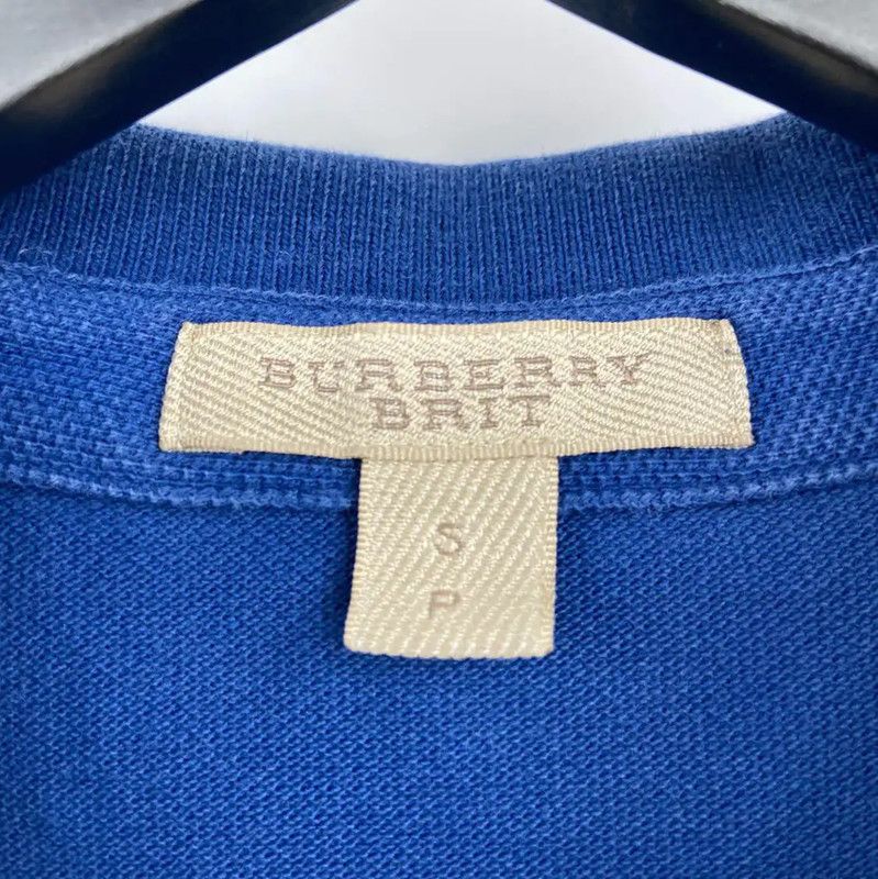 Burberry Burberry Summer Blue Cotton Polo for Men Size US S / EU 44-46 / 1 - 4 Thumbnail