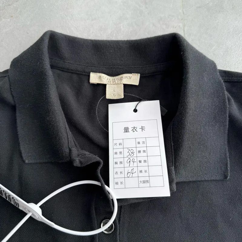 Burberry Burberry Men's Black Polo Shirt Size L Size US L / EU 52-54 / 3 - 3 Thumbnail