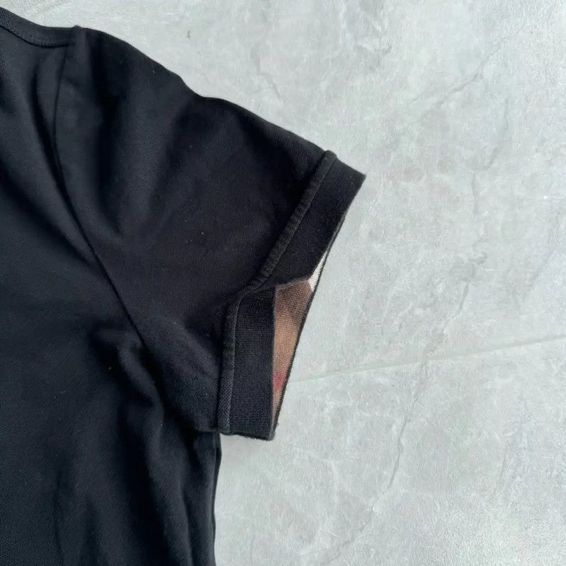 Burberry Burberry Men's Black Polo Shirt Size L Size US L / EU 52-54 / 3 - 4 Thumbnail