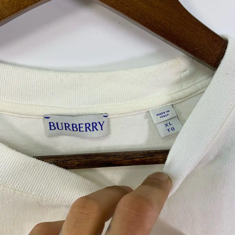 Burberry Burberry Men's White T-Shirt in Size XL Size US XL / EU 56 / 4 - 3 Thumbnail