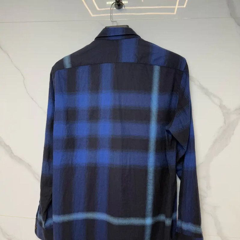 Burberry Burberry Men's Dark Blue Cotton Shirt Size US L / EU 52-54 / 3 - 2 Thumbnail
