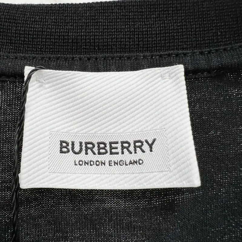 Burberry Burberry Kingdom Black Cotton Short Sleeve T-Shirt Size US L / EU 52-54 / 3 - 5 Thumbnail
